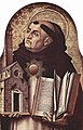 Altarpiece depicting Thomas Aquinas by Carlo Crivelli