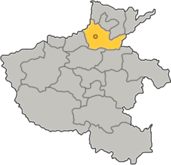 新乡市在河南省的地理位置