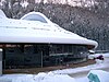 Eisstadion Inzell in the snow