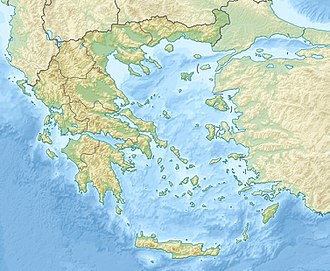 Delphi在希腊的位置