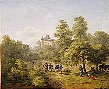 Halte d'Henri IV en forêt. Pau: Musée national du château de Pau