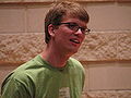 Hank Green at the last stop of the Great American Tour de Nerdfighting in St.Paul.