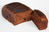 Malt loaf is a common snack food in the United Kingdom.