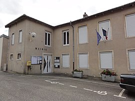 The town hall in Manoncourt-en-Vermois