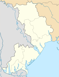 Krasne is located in Odesa Oblast