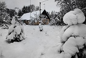 Pillapalu homestead in winter