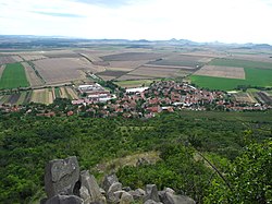 Klapý seen from Hazmburk