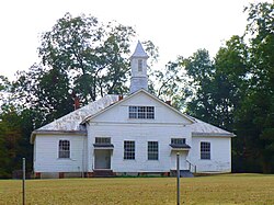 Prairie Mission school building