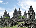 Image 50The Prambanan temple complex in Yogyakarta, this is the largest Hindu temple in Indonesia and the second largest Hindu temple in Southeast Asia (from Culture of Indonesia)