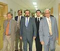 Dr. Ishfaq Ahmad, Dr. Elchin Khalilov and Dr. M. Qasim Jan meeting at the CES on February, 2009.