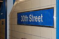 30th Street Station subway platform.