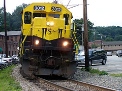 EMD SD40T-2 #3012 at Butler, New Jersey