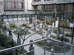 Sculptures garden, a gift from academician Tome Serafimovski