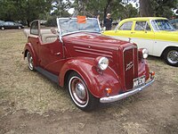 A 1948 Ford Anglia A54A Tourer (showing the third and final A54A grille style)