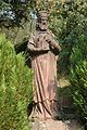 19th century figure of Saint Pirmin at Murbach Abbey