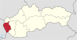 布拉迪斯拉发州在斯洛伐克的位置