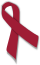 Maroon ribbon