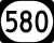 Kentucky Route 580 marker