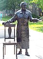 Barbara Paterson's statue of Emily Murphy in the Famous five, Parliament Hill, Ottawa, Ontario