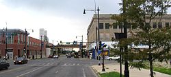 The intersection of 63rd and Halsted, looking south.