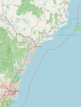 West Wallsend is located in the Hunter-Central Coast Region