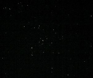 The Hyades is a naked-eye open cluster in the constellation of Taurus.