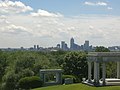 Skyline of Indianapolis from Riley's grave