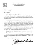 Jefferson Session Resignation Letter