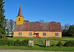 Kehtna church in Lellapere village