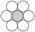 The densest circle packing is arranged like the hexagons in this tiling
