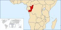 Location of the Republic of the Congo