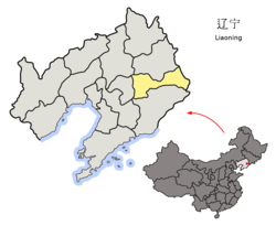 本溪市在辽宁省的地理位置