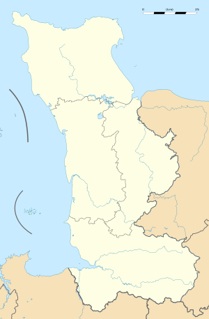 圣帕特里斯德克莱在芒什省的位置
