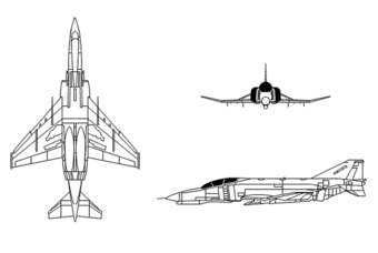 F-4B三视图