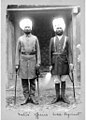 Officers of the Sikh Regiment, Tianjin, 1900