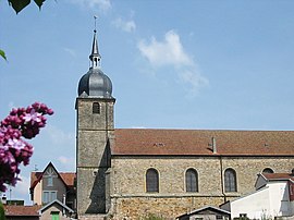 The church in Deneuvre