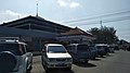 The front view and the parking area of the station (2019)