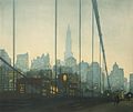 New York. Etching and aquatint