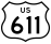 U.S. Route 611 Alternate marker