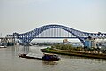 从三山西大桥拍摄东平水道特大桥