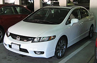2009 Honda Civic Si Sedan (FA5; facelift, US)