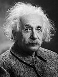 Albert Einstein, photographed by Oren J. Turner (1947)