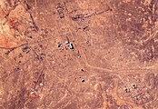 一发联盟号运载火箭在加加林启航处的卫星图片，2018年