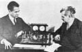 Image 35World Champions José Raúl Capablanca (left) and Emanuel Lasker in 1925 (from History of chess)
