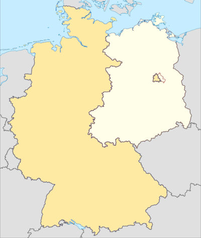 CENTAG wartime structure in 1989 is located in Cold War Germany