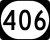 Kentucky Route 406 marker