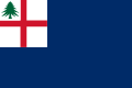 Blue Ensign of New England, also known as the Bunker Hill flag