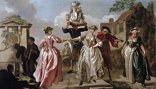 Francis Hayman, Dancing Milkmaids, 1735