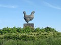 Chicken statue