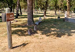 Ingalls family gravesite, De Smet Cemetery, South Dakota